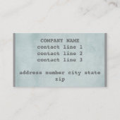 ライトブルーモダンの名刺テンプレート 名刺 (裏面)