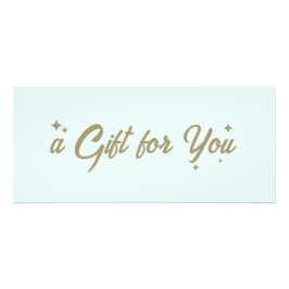 ライトブルーモダンレトロギフト券 ラックカード