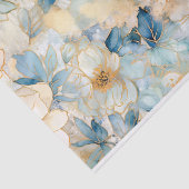 ライトブルーモダン抽象芸術バラ 薄葉紙 (詳細)