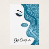 ライトブルーモダン(グリッター効果) (正面)
