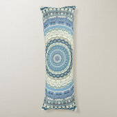 ライトブルーラベンダーマンダラ ボディピロー (正面縦)
