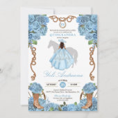 ライトブルーランチェロチャロキンセアニェラ 招待状 (正面)