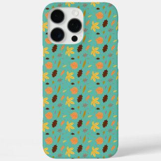 ライトブルーリーフiPhoneケース iPhone 16 Pro Maxケース