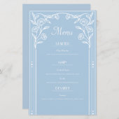 ライトブルーロマンスとヴィンテージ洗練メニュー (正面/裏面)