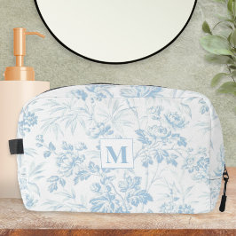 ライトブルーヴィンテージパターン（の模様が）あるエレガントかわいらしフローラ ドップキット