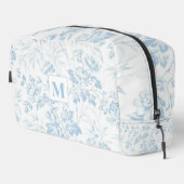 ライトブルーヴィンテージパターン（の模様が）あるエレガントかわいらしフローラ ドップキット (右コーナー)