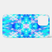 ライトブルー万華鏡のように千変万化するパターンパターンCase-Mate iPhone c Case-Mate iPhoneケース (裏面 (横))