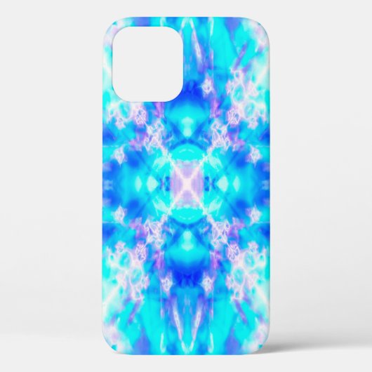 ライトブルー万華鏡のように千変万化するパターンパターンCase-Mate iPhone c Case-Mate iPhoneケース (裏面)