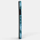 ライトブルー万華鏡のように千変万化するパターン/曼荼羅 Case-Mate iPhoneケース (裏面/右)