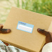 ライトブルー事業出荷ラベル ラベル