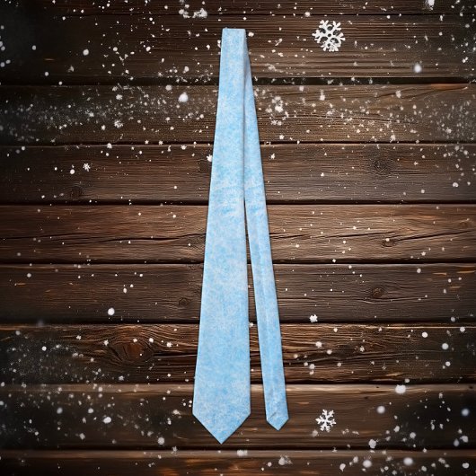 ライトブルー凍ってい ネクタイ