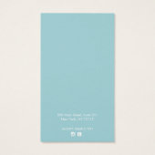 ライトブルー分岐イヤリングディスプレイカード (裏面)