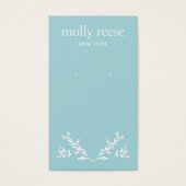 ライトブルー分岐イヤリングディスプレイカード (正面)