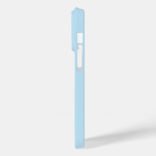 ライトブルー勇気バイブル名前をカスタムするシンプル Case-Mate iPhoneケース (裏面 / 左)