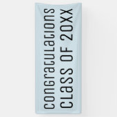 ライトブルー卒業おめでとうございます 横断幕 (縦)