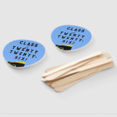 ライトブルー卒業クラス25 ハンドファン (組立なし)