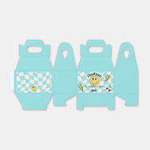 ライトブルー名門私立校風のY2Kレトロ誕生日優先ボックス フェイバーボックス (折り畳みなし)