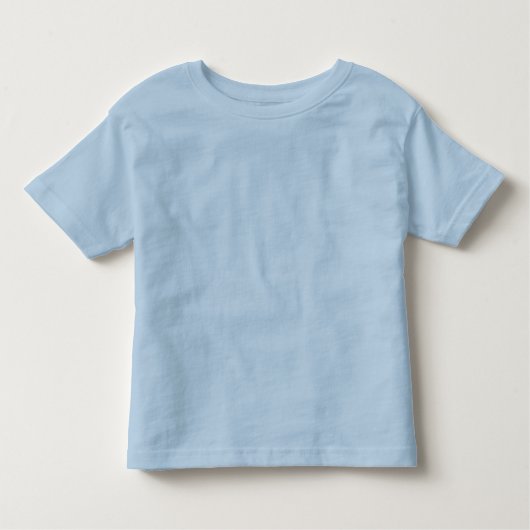ライトブルー幼児用ジャージーTシャツ トドラーTシャツ (正面)