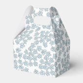 ライトブルー忘れメノットドードル結婚ズ フェイバーボックス (裏面サイド)