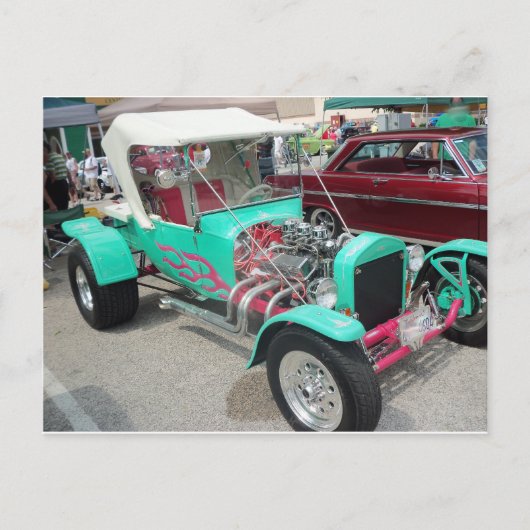 ライトブルー改造 ポストカード (正面)