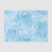 ライトブルー淡い色の🌊水彩ビーチVibe 薄葉紙 (正面)