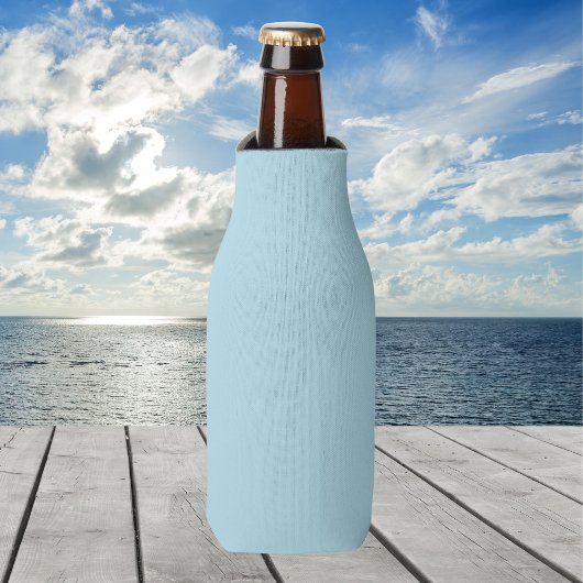 ライトブルー無地のカラー ボトルクーラー