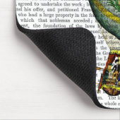 ライトブルー熱気球 マウスパッド (コーナー)