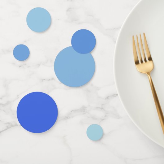 ライトブルー王室のからブルーのグラデーション熱帯海 コンフェッティ (グループ)