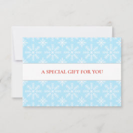 ライトブルー白い雪の結晶クリスマススペシャル