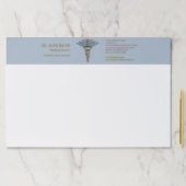 ライトブルー素晴らし金ゴールドカドゥセウスプロフェッショナルメディカル ペーパーパッド (インサイチュ)