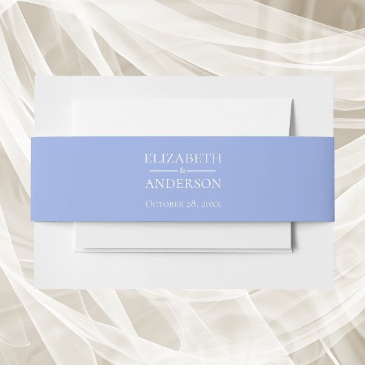 ライトブルー結婚ズ 招待状ベリーバンド