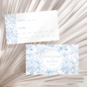 ライトブルー結婚チノイスリー座席表 プレイスカード