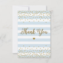 ライトブルー金ゴールドグリッターボーイベビーシャワー散水T