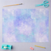 ライトブルー銀河系シリーズデザイン2 薄葉紙 (クラフト)