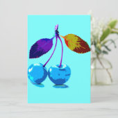 ライトブルー鮮やかさくらんぼカード シーズンカード (スタンド正面)