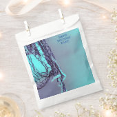 ライトブルー10代のネット&バレーボールスポーツ フェイバーバッグ (クリップ留めされた状態)