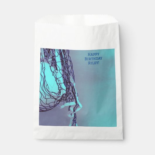 ライトブルー10代のネット&バレーボールスポーツ フェイバーバッグ (正面)