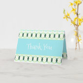 ライトブルー カード (黄色い花)