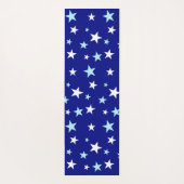 ライトブルー&ネイビーブルー ヨガマット (裏面)