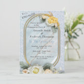 ライトブルー、ピンク&ホワイトマンダラ 招待状 (スタンド正面)