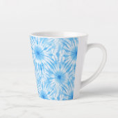 ライトブルー ホワイト タイ染め カフェラテマグ (右)