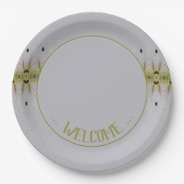 ライトブルー（ライムグリーン） ペーパープレート