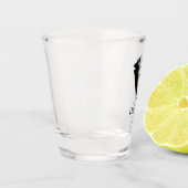 ライトブルー"新郎"タキシード結婚式パーティー ショットグラス (左)