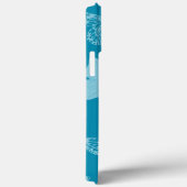 ライトブルー（昆虫）オオカバマダラ、モナーク蝶 Case-Mate iPhoneケース (裏面 / 右)