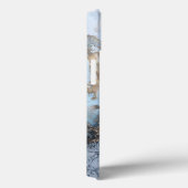 ライトブルー&金ゴールド大理石iPhone 6/6sケース Case-Mate iPhoneケース (裏面 / 右)