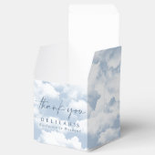 ライトブルー「雲の上で9」ハッピーウェディングパーティー フェイバーボックス (オープン)