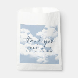 ライトブルー「雲の上で9」ハッピー・バチェロレッテ・ウィークエンド フェイバーバッグ