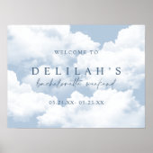 ライトブルー「On Cloud Nine」バチェロレッテへようこそ ポスター (正面)