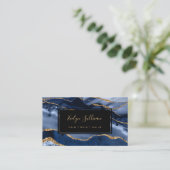 ライトブルーagate名刺 名刺 (スタンド正面)