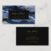 ライトブルーagate名刺 名刺 (正面/裏面)